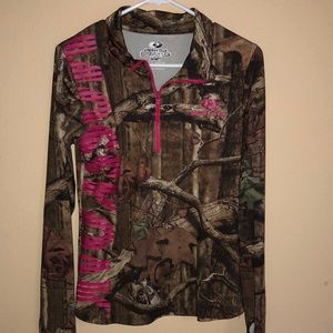 Mossy oak break up zip up